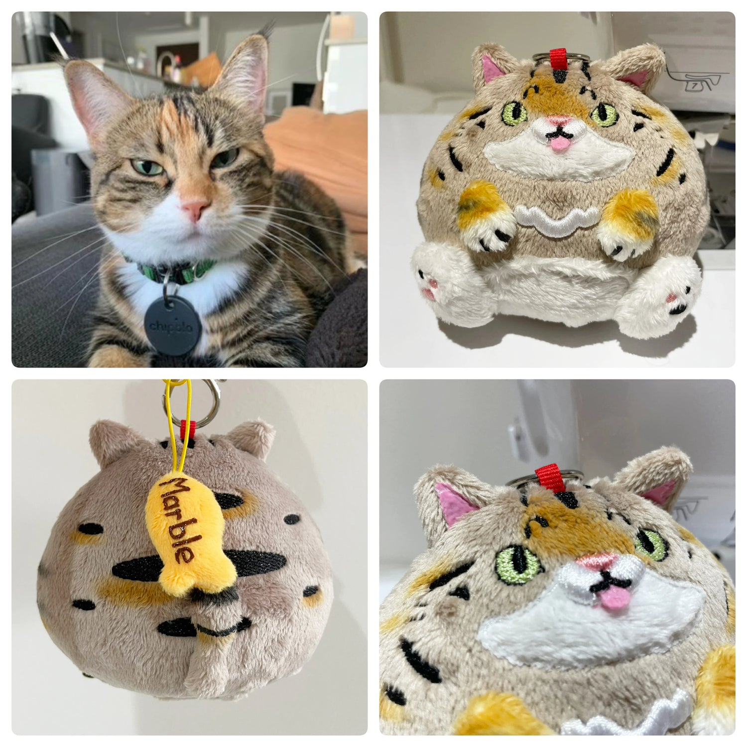 Pet Custom Plush Keychain