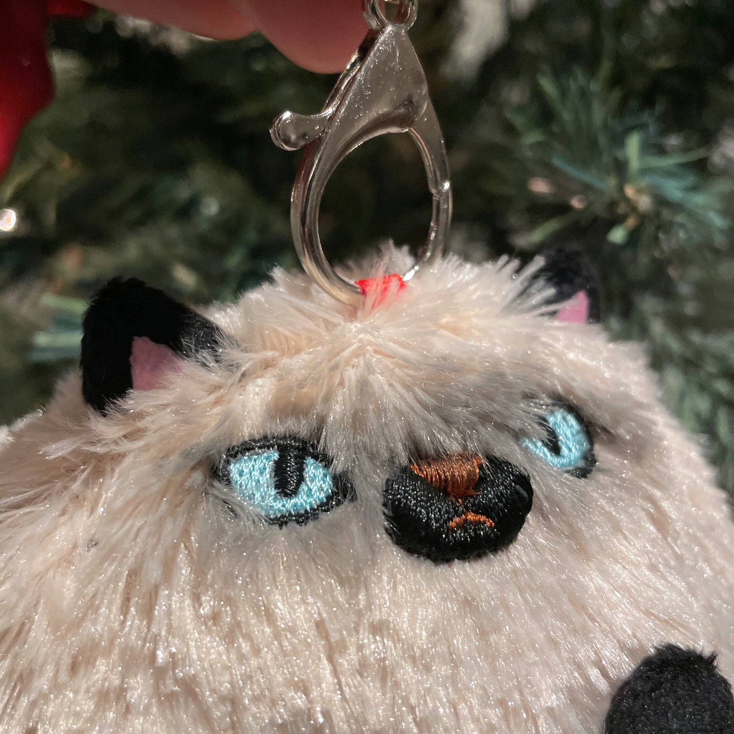 Marble Cat Custom Handmade Keychain